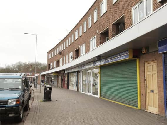 The shopping parade at Studfall Avenue may be in line for a revamp. Councillors are being asked to make suggestions to officers about where money should be spent.
