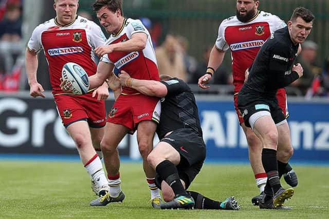 George Furbank started at fly-half in the absence of James Grayson (pictures: Sharon Lucey)