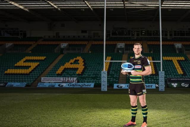 Rory Hutchinson has been named Premiership player of the month for February