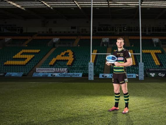 Rory Hutchinson has been named Premiership player of the month for February
