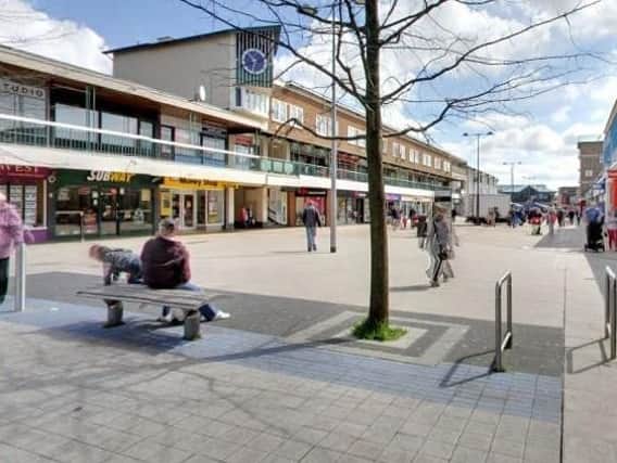 Corporation Street in Corby town centre was opened in the 1950s.