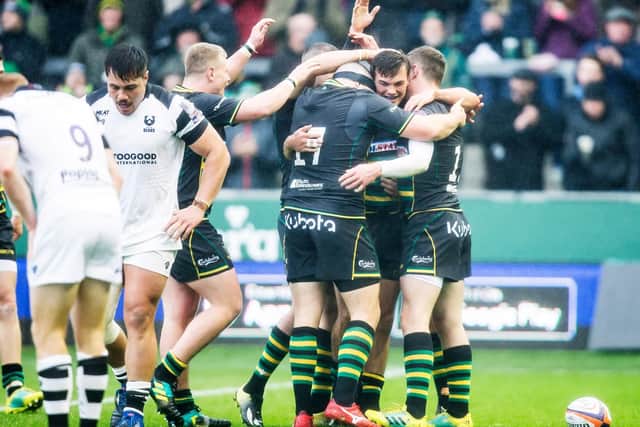 Saints beat Bristol in the Premiership Rugby Cup clash at Franklin's Gardens in October