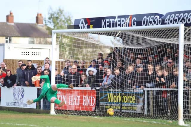 Gary Stohrer's fine volley finds the corner of the net to make it 2-0
