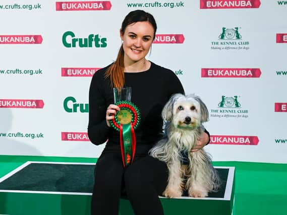 Ashleigh Butler and Sully at Crufts. (Picture: The Kennel Club and BeatMedia)
