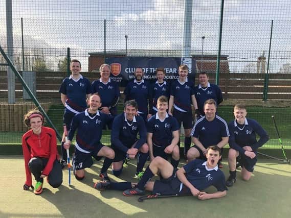 Kettering 3rd pose for the camera after they secured the East Men's League Division 6NW(S) title