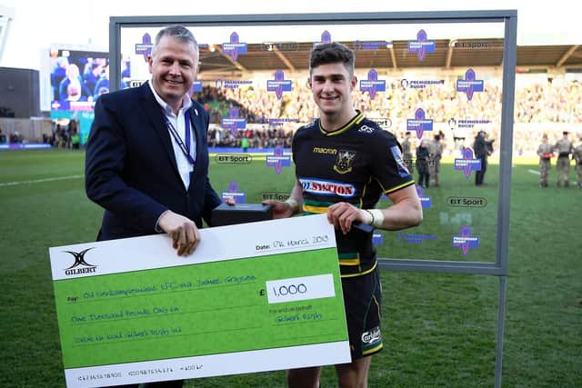 James Grayson is the Premiership Rugby Cup breakthrough player of the season