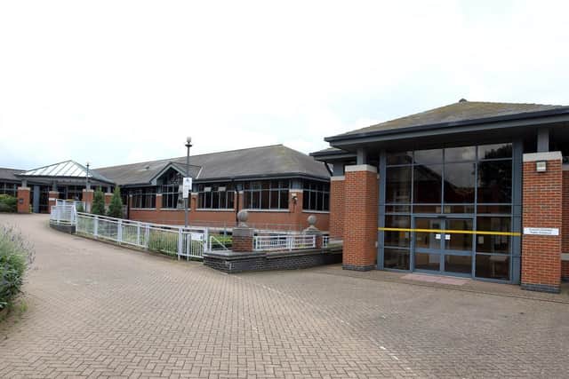 The offices at East Northamptonshire Council's headquarters in Thrapston.