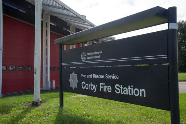 Corby fire station could be a possible location for the new Corby police base NNL-190321-134312005