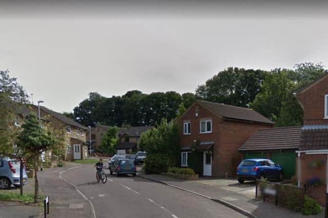 The incident happened in Ixworth Close this morning (March 21).
