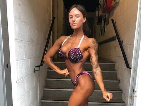 Hannah juggles her bodybuilding with her nursing degree