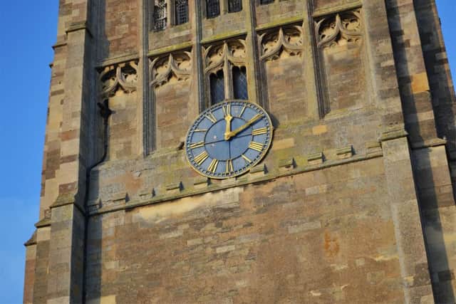 St Peter's clock is under threat NNL-190322-155329005
