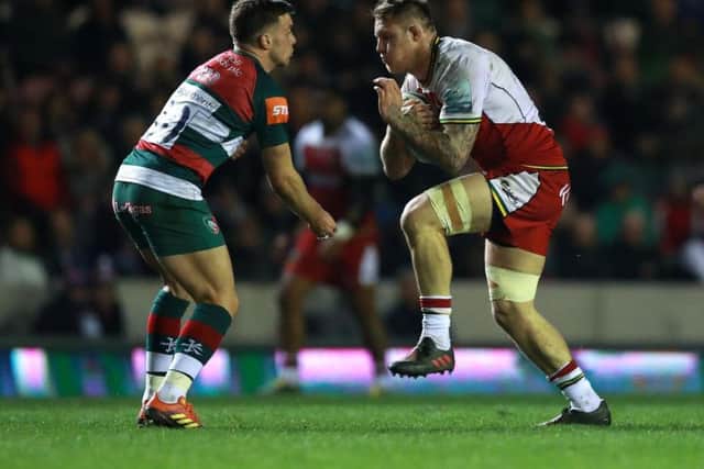 Teimana Harrison skippered Saints to victory at Welford Road