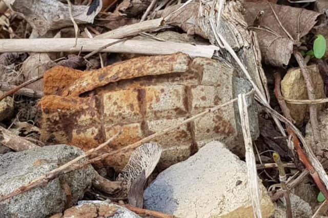 The grenade near to the towns Gospel Hall
