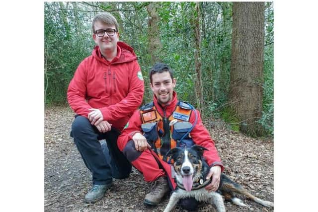 Meet Ted - the newest member of the county's search and rescue team