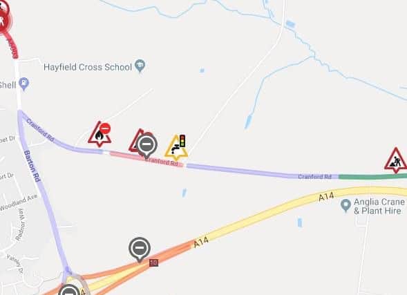 The road closure will begin on April 17th.