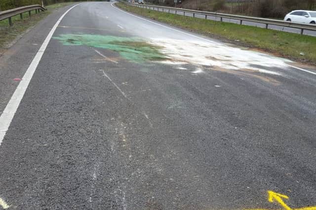 This section of the A14 has re-opened.