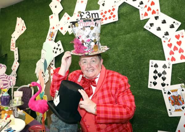 Crazy Hats: Kettering: Wicksteed Park hosts Crazy Hats' Madhatters' Tea Party to celebrate £3million being raised by the charity. 
Sunday, March 24th 2019 NNL-190324-185836009