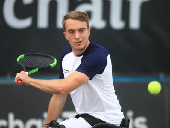 Dermot Bailey has risen to number 37 in the world rankings. Picture courtesy of LTA