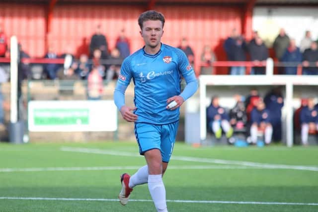 Ben Milnes was back in the Kettering Town starting line-up for last weekend's 2-0 win over St Neots Town