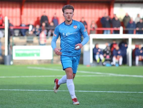 Ben Milnes was back in the Kettering Town starting line-up for last weekend's 2-0 win over St Neots Town