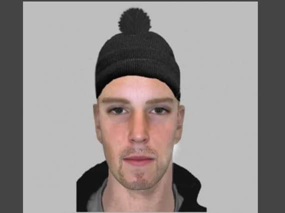 A police e-fit of one of the robbers