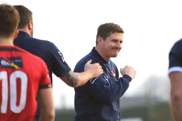 Marcus Law was a happy man as his Poppies team moved ever closer to promotion