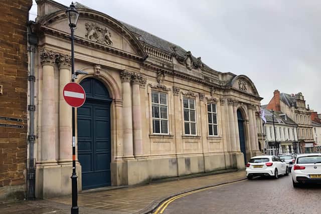 County Hall, Northampton, where Jorgie's inquest has been taking place this week.