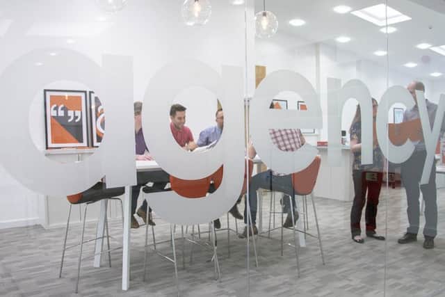 The offices of new design company Agencypds.