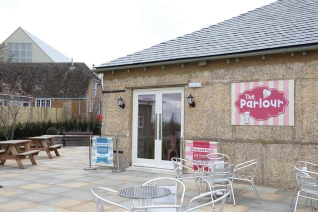 The ice cream parlour.
