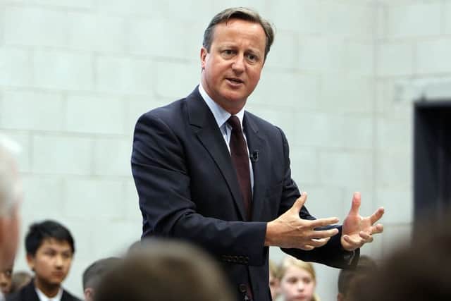 Then-Prime Minister David Cameron visited Corby Technical School in 2015 to launch a new batch of free schools