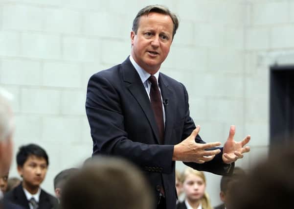 Then-Prime Minister David Cameron visited Corby Technical School in 2015 to launch a new batch of free schools