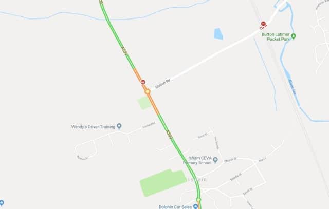 A509 is closed. Picture: Google. NNL-191104-104629005