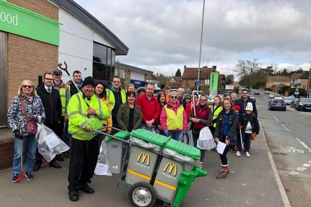 29 people took part in the community litter pick