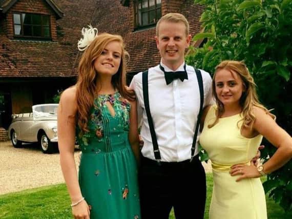 Rosie, Eric and sister Katie