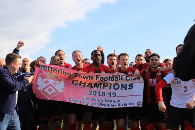 Kettering Town were crowned Evo-Stik League South Premier Division Central champions