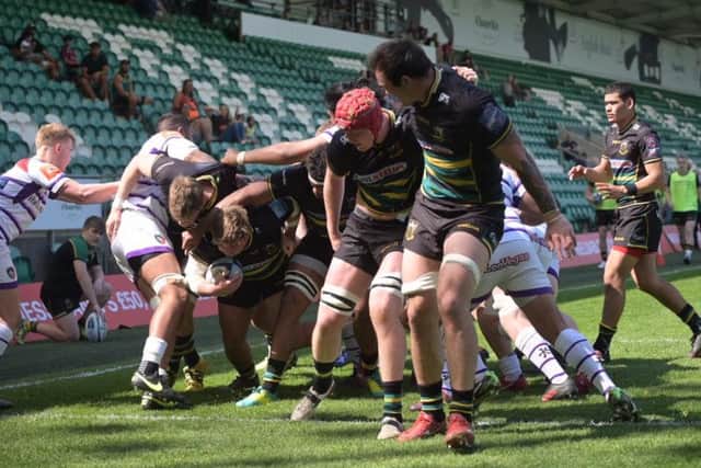 Hooker George Newman scored for the Wanderers (picture: Dave Ikin)