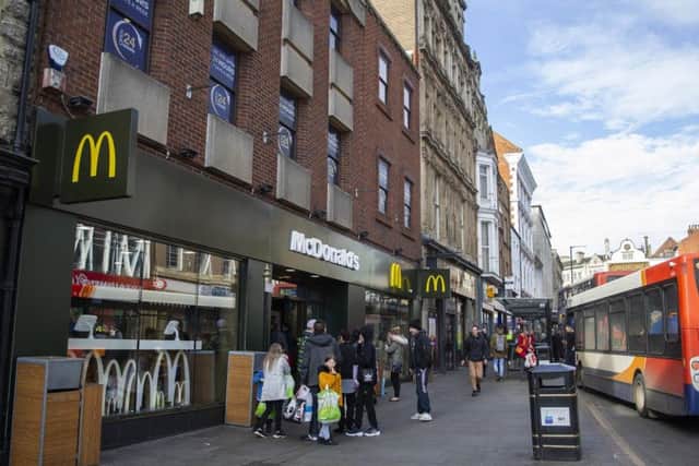 The incident took place outside McDonalds in Drapery.