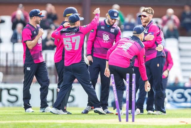 The Steelbacks had some reasons to celebrate but they were eventually beaten by Worcestershire