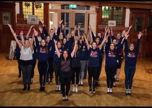 The cast in rehearsals. Photos by Roger Hyslop. NNL-190426-224211005
