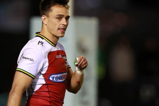 Tom Collins scored a hat-trick at Kingston Park last Friday