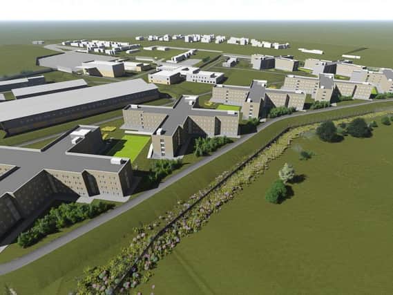 The prison will have seven cross shaped accommodation blocks.