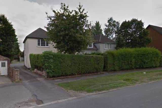The houses that were due to be bulldozed to make way for the flats