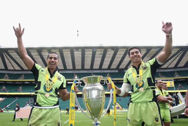 Ken Pisi (left) will say farewell to Franklin's Gardens on Saturday