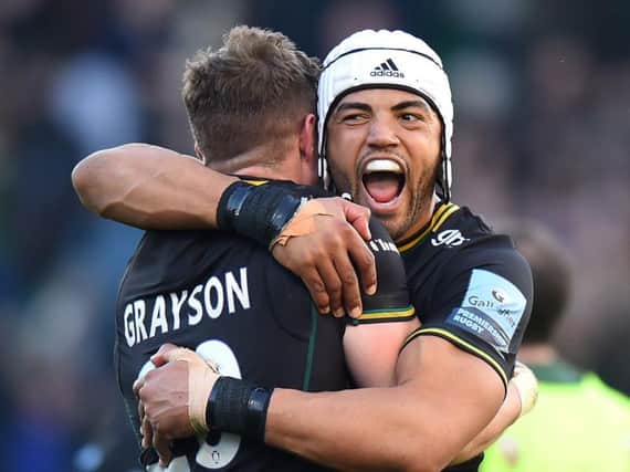 Luther Burrell will make his final appearance at Franklin's Gardens on Saturday