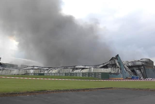 Sywell fire. Pictures by Jensen Houghton.