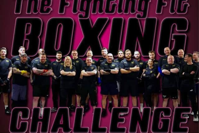 The charity boxing event takes place tonight (Friday, May 10)