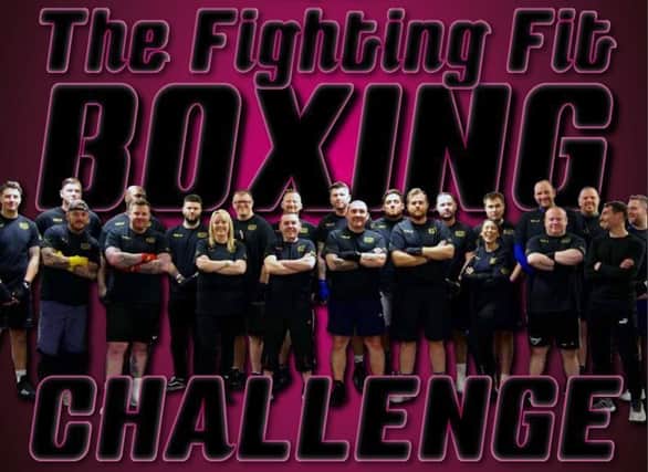 The charity boxing event takes place tonight (Friday, May 10)