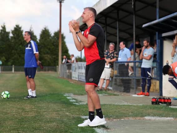Assistant-manager Richard Lavery has left Kettering Town