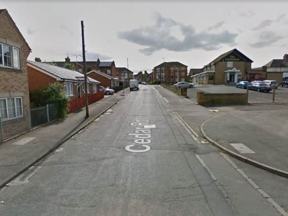 The woman was insulted on Cedar Road the day before her car was damaged (Picture: Google)