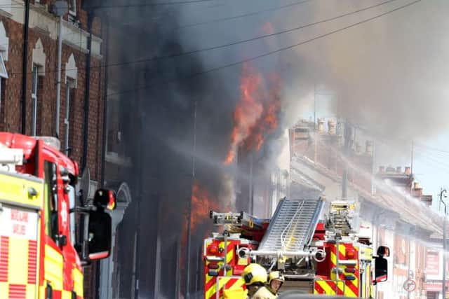 Large Fire: Kettering: Kettering Bedding Centre, fire at business in Regent Street, Kettering.
Fire and Police on scene
Monday, May 13th 2019 NNL-190513-153719009